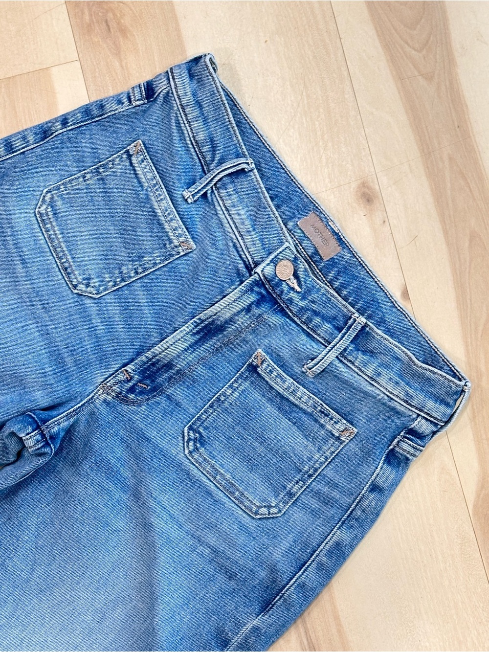 Mother Patch Pocket Mid Rise Maven Ankle Jeans Sz 28” - Picture 9 of 16